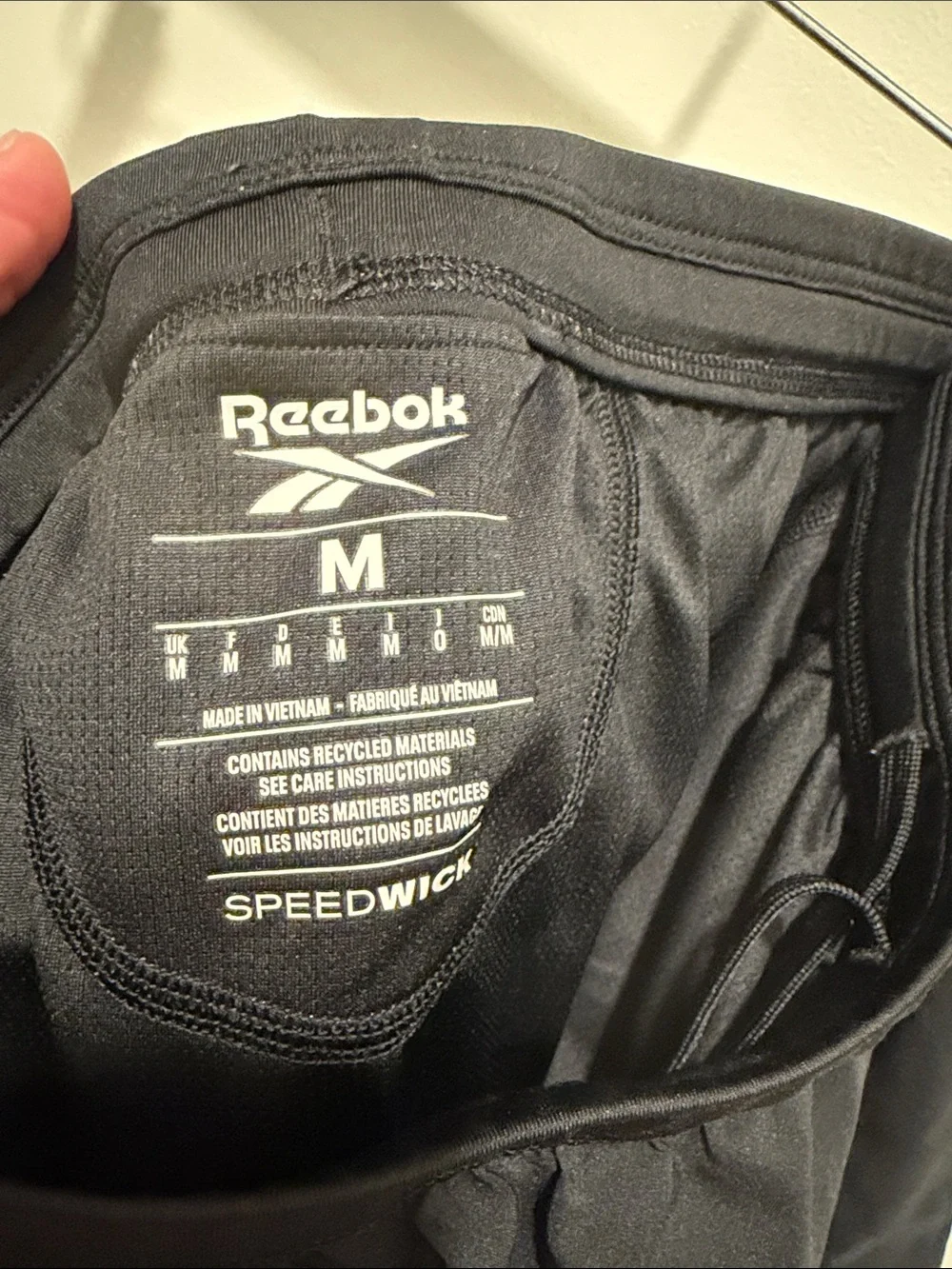 Reebok Black Athletic Shorts